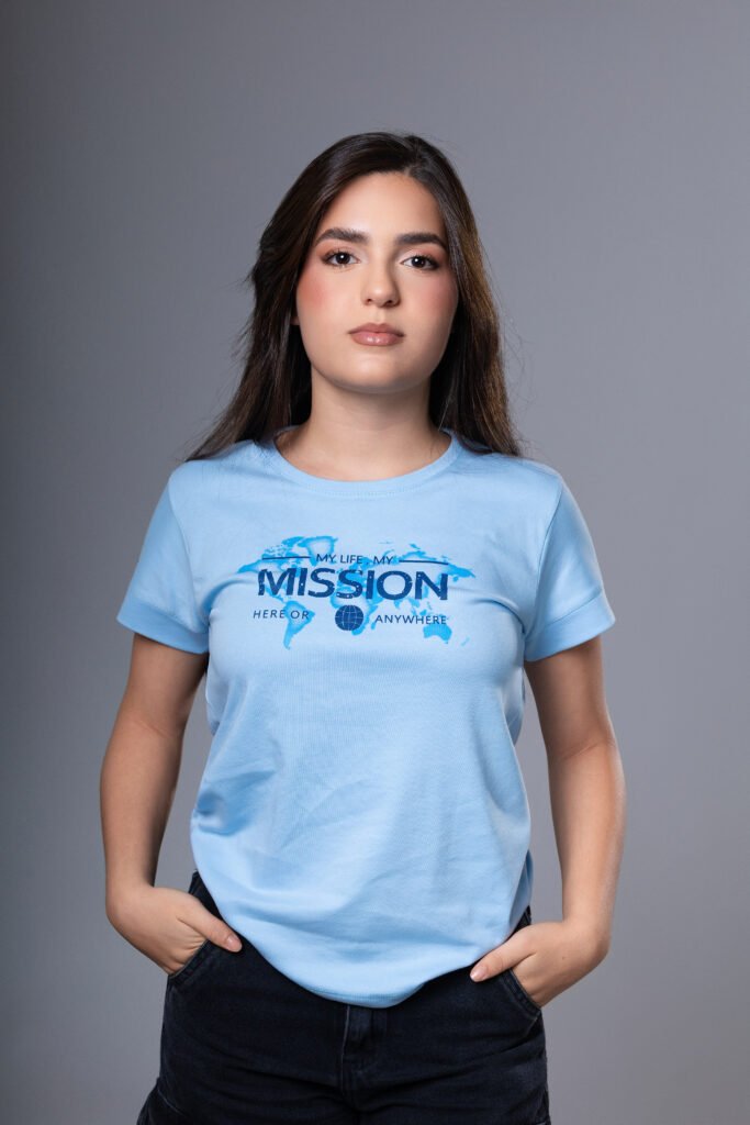 Coleção Jovem 2026 - Camiseta My Life, My Mission - 100% Algodão Premium Ultra Comfort