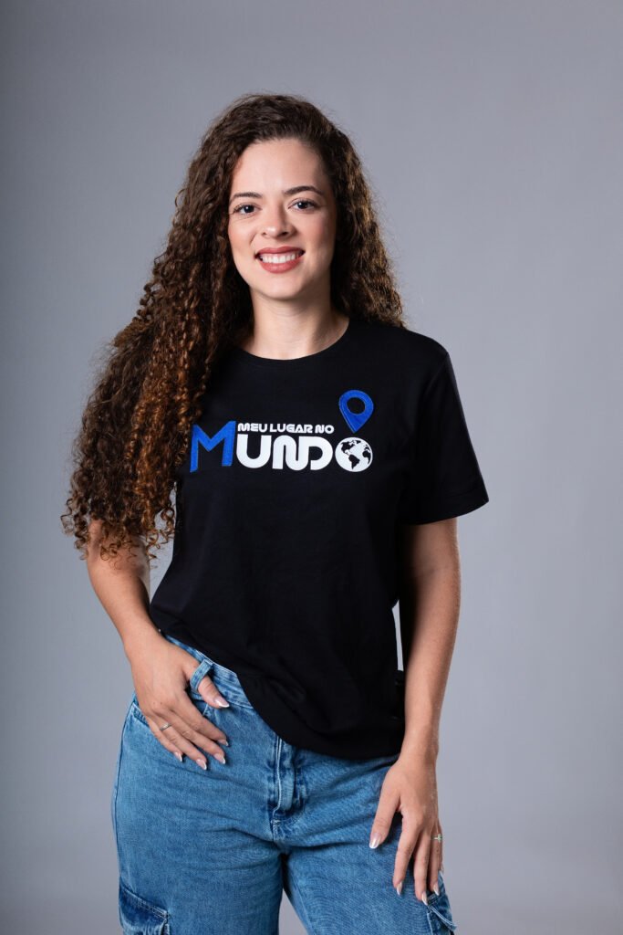 Camiseta Tema Jovem 2026 -  Meu Lugar no Mundo - 100% Algodão