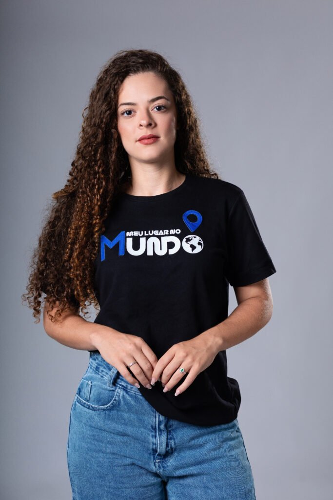 Camiseta Tema Jovem 2026 -  Meu Lugar no Mundo - 100% Algodão